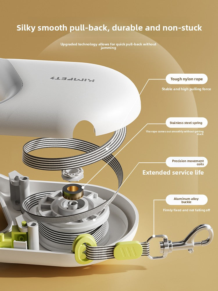 Automatic Retractable Dog Leash with Anti-Breakaway Feature