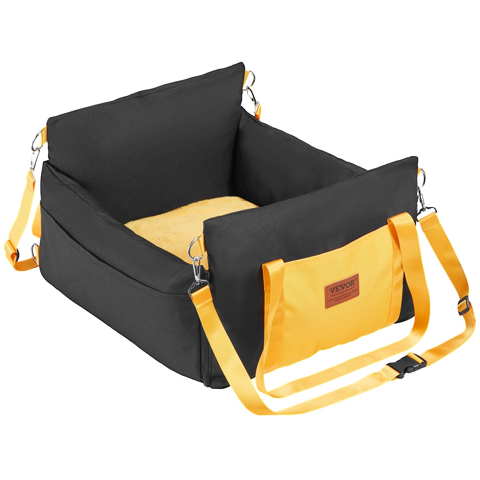 Huxpaw dog booster seat with built-in safety tether