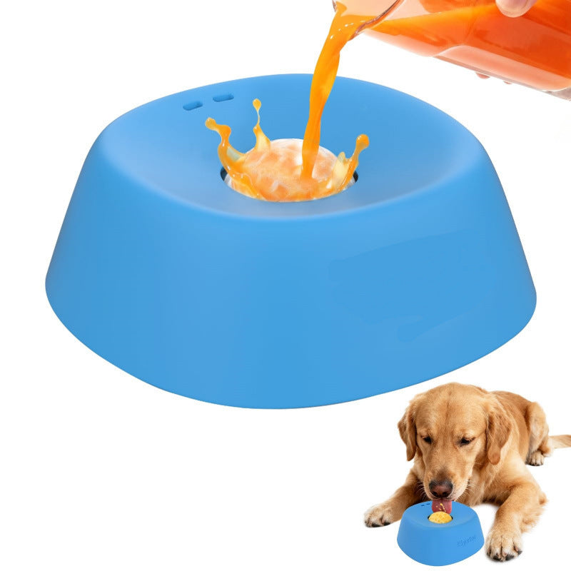 Pet Slow Food Non-Slip Spherical Dog Lick Bowl