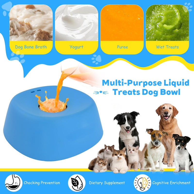 Pet Slow Food Non-Slip Spherical Dog Lick Bowl