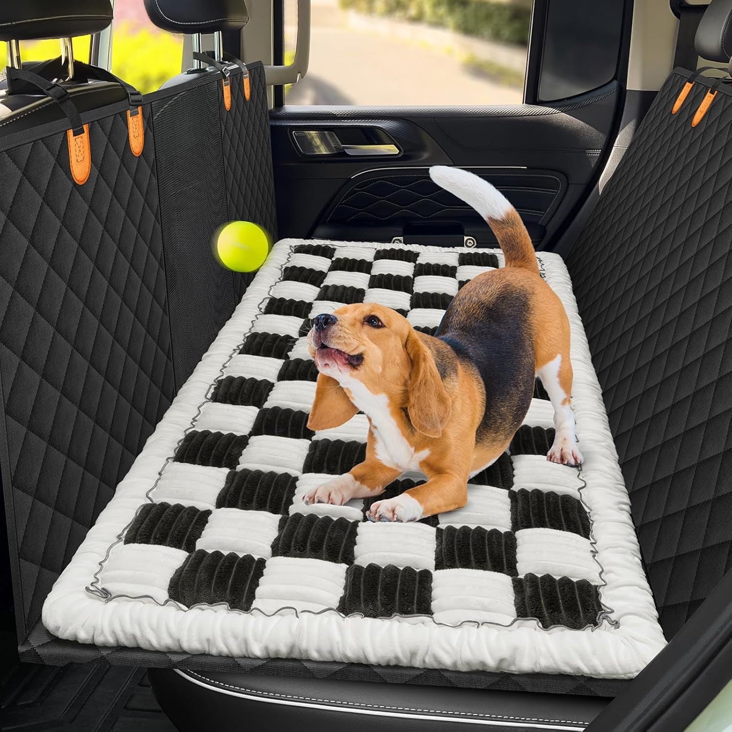 Huxpaw Plush Checkerboard Dog Mat