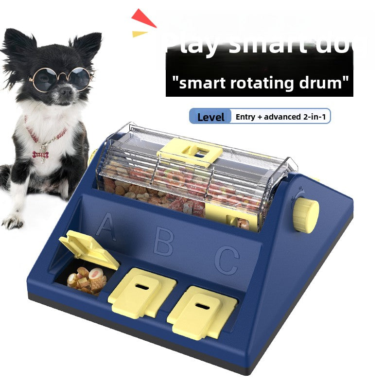 Dog toy food hiding training
