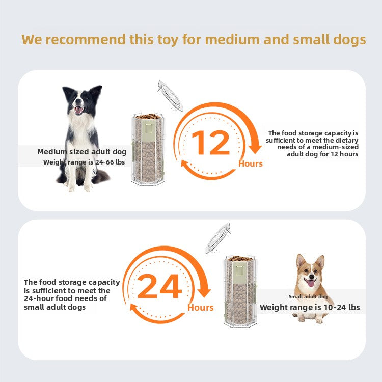 Dog toy food hiding training