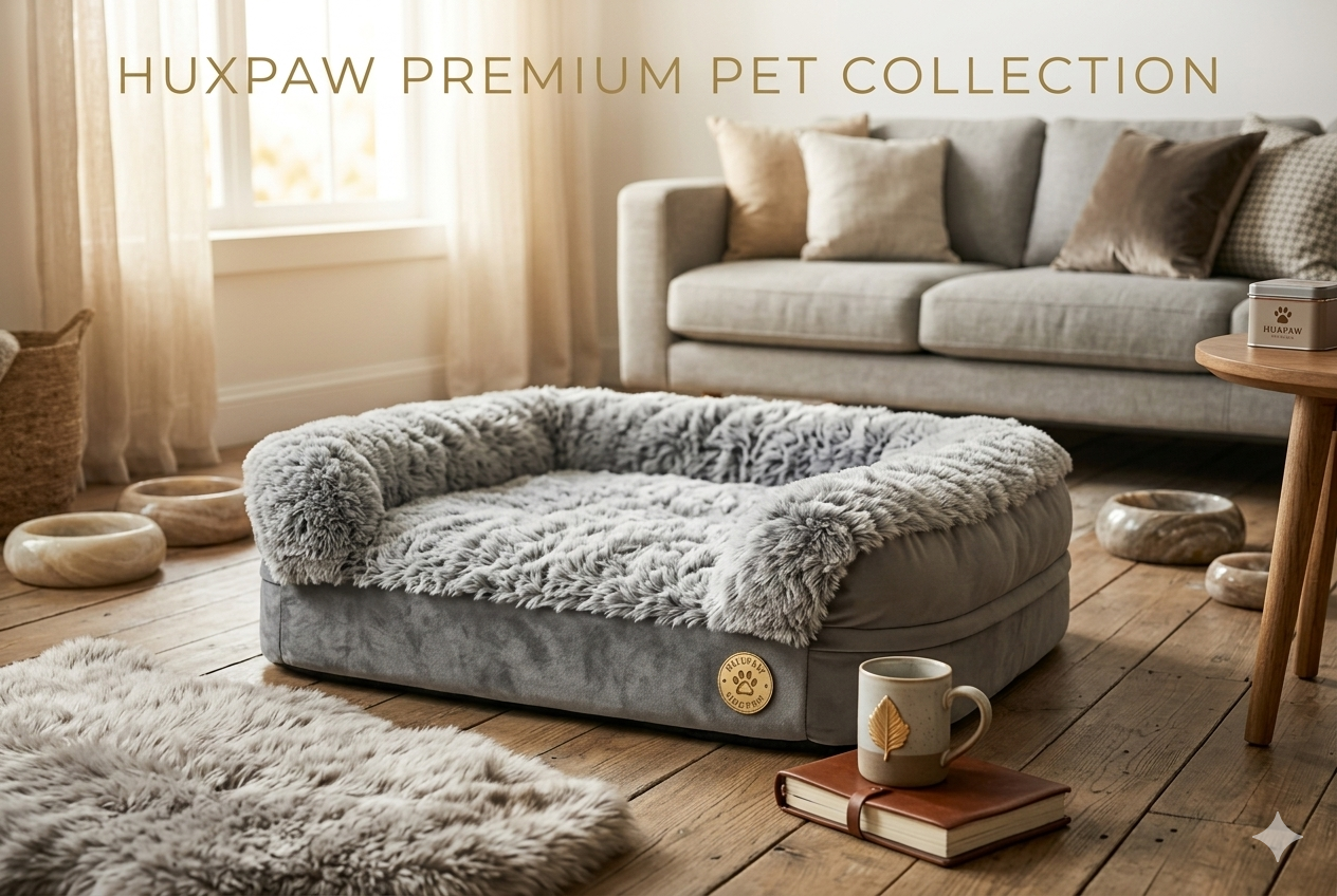 Huxpaw orthopedic dog beds collection