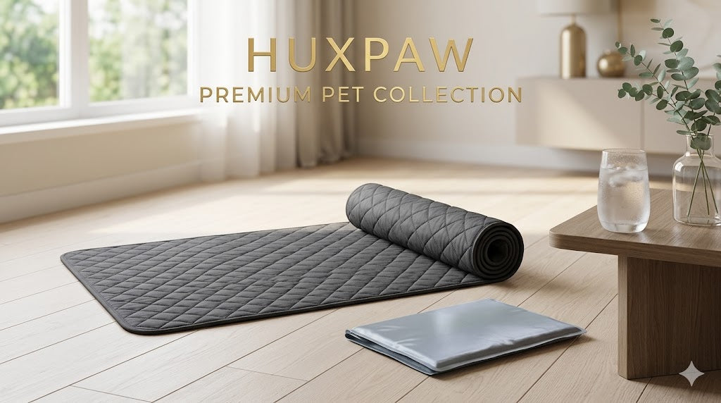 Huxpaw dog mats and cooling pads collection
