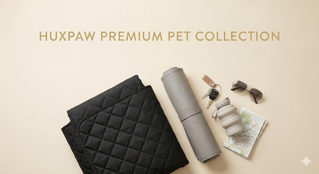 Huxpaw dog car and travel gear collection