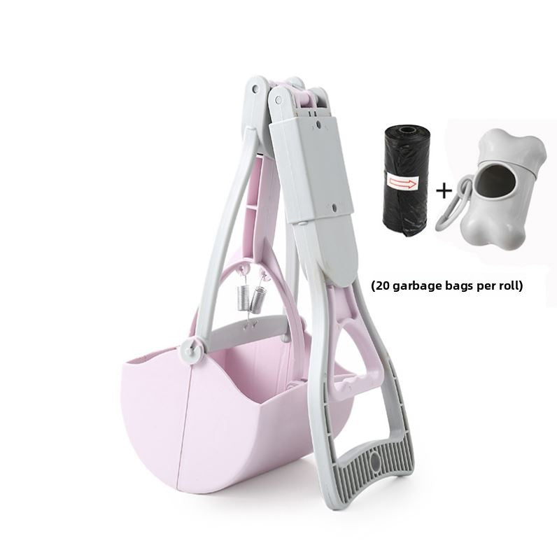 Dog Poop Scooper with Waste Bags