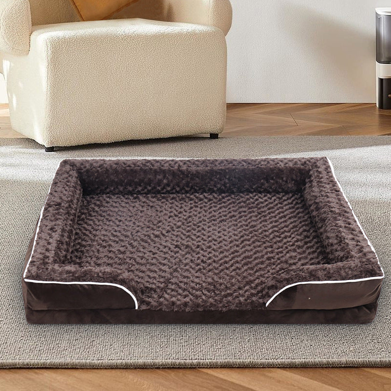 Huxpaw Waterproof Bolstered Sofa Dog Bed