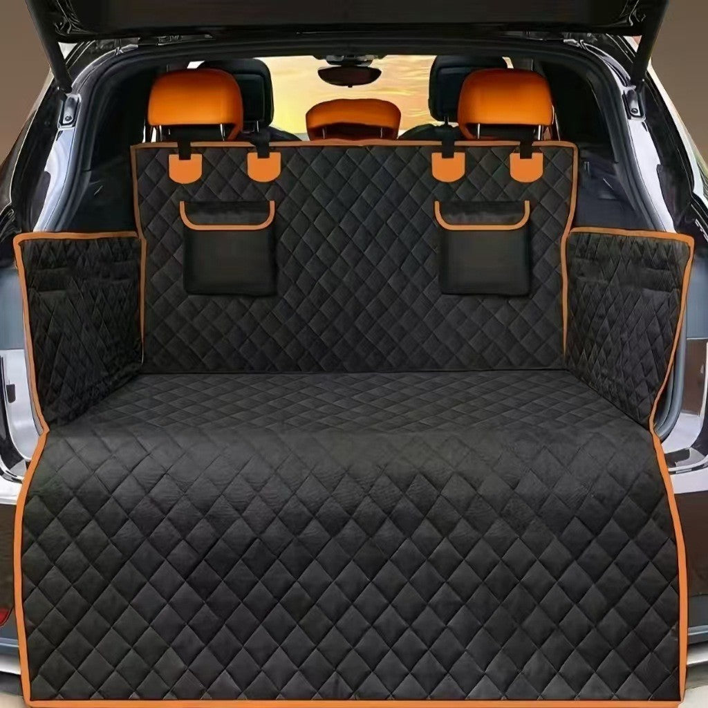 Huxpaw Waterproof Dog Trunk Cargo Mat — non-slip cushioned liner for SUV and hatchback trunks