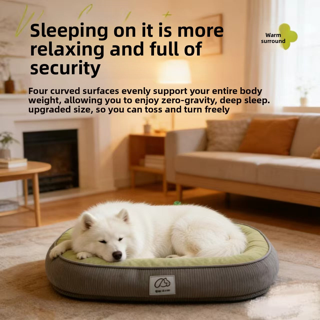 Huxpaw All-Season Washable Dog Cushion